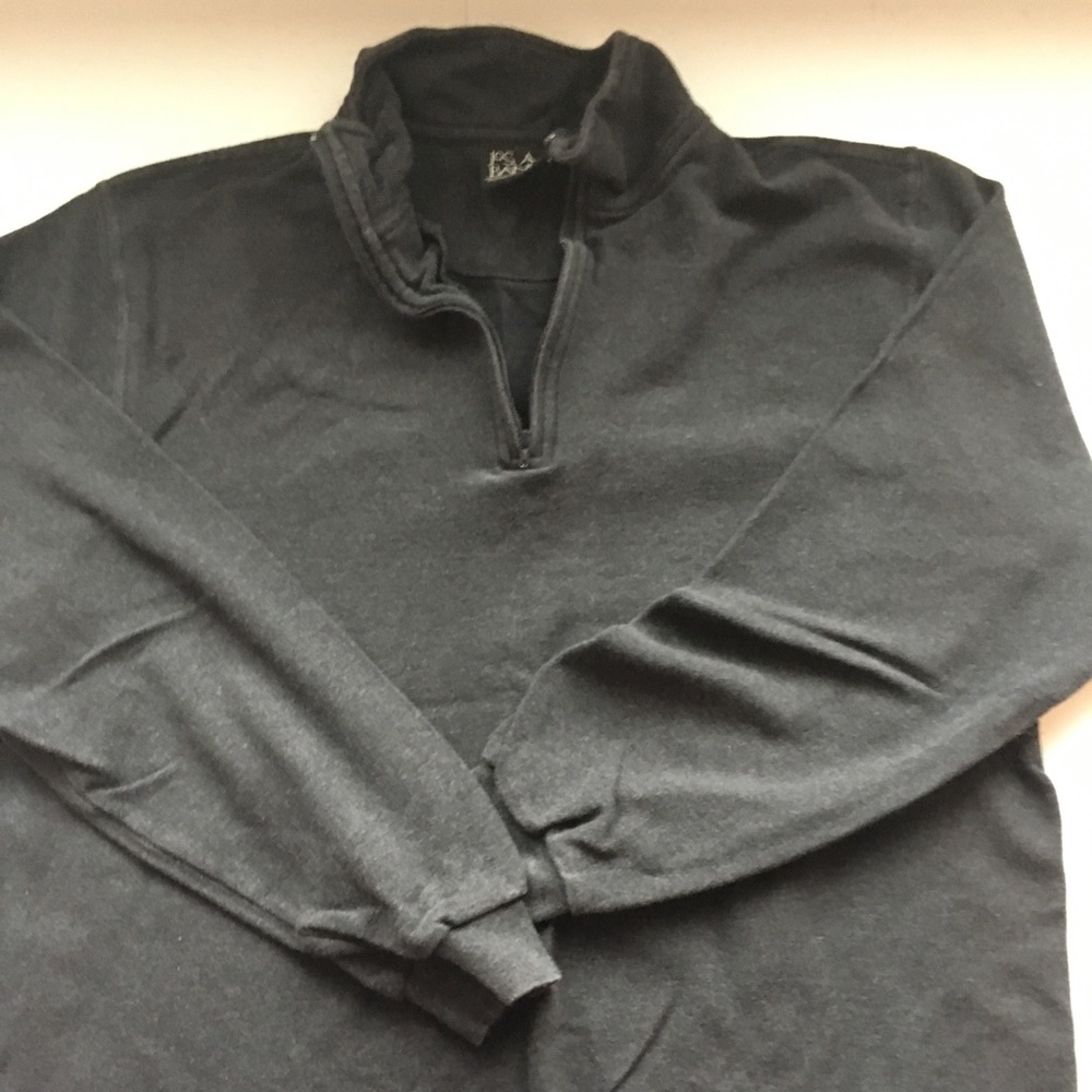 Jos A Bank Gray Pullover